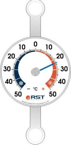 RST 02087 Термометр оконный биметаллический, на липучках