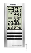 RST 02317 Цифровой термогигрометр, дом/улица, часы, календарь - фото